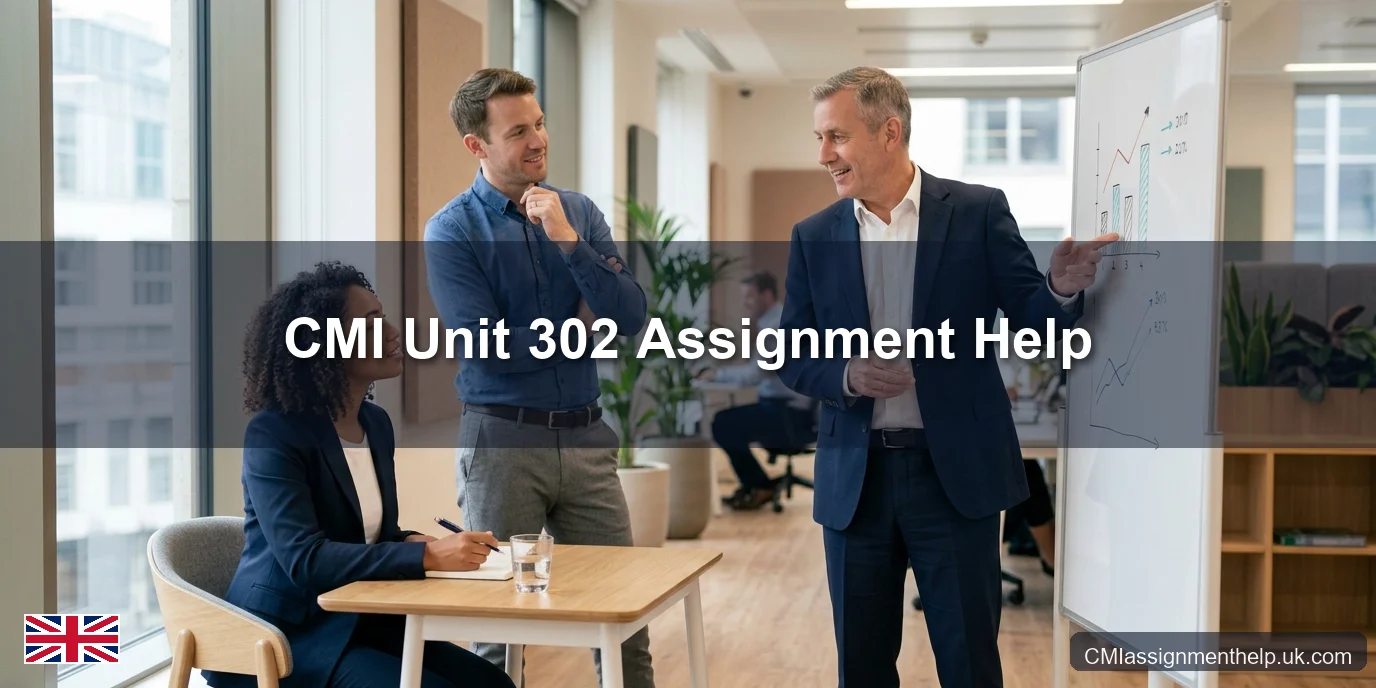 CMI Unit 302 Assignment Help — Managing a Team to Achieve Results