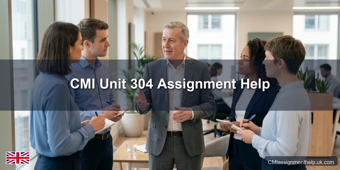 CMI Unit 304 Assignment Help — Principles of Communication in the Workplace