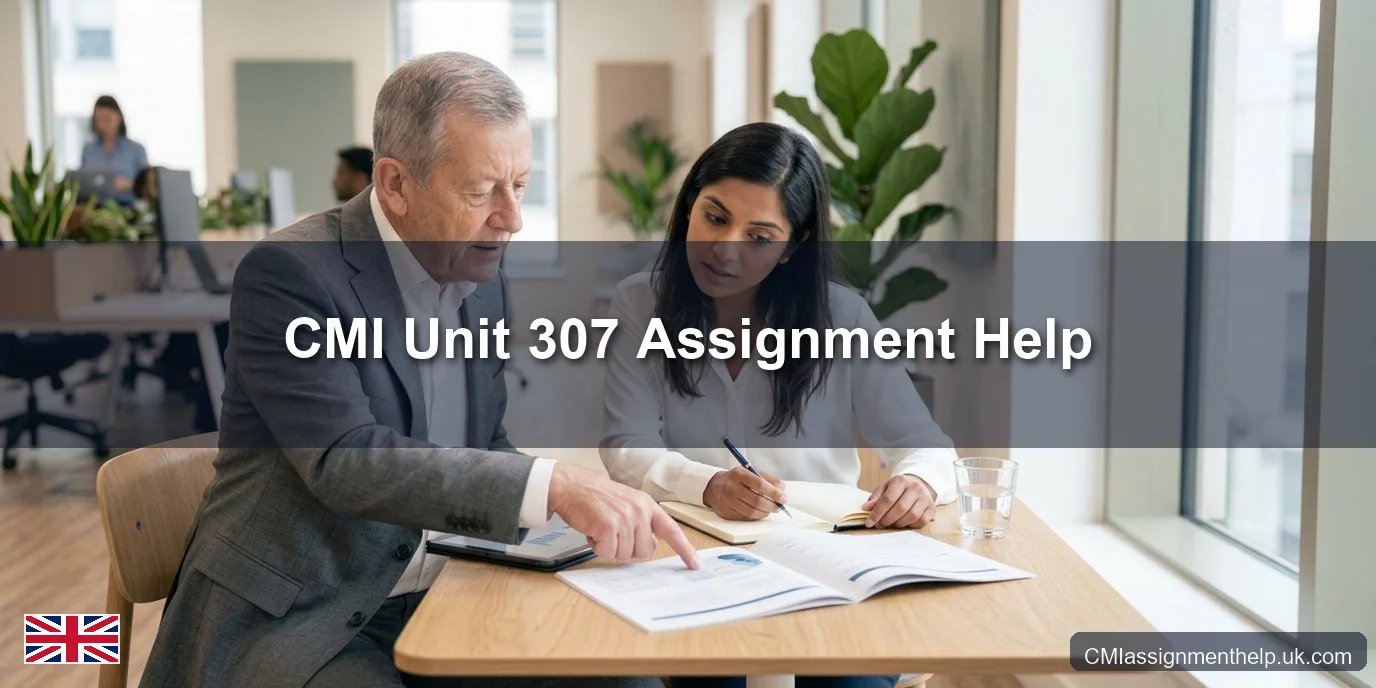 CMI Unit 307 Assignment Help — Developing the Knowledge, Skills and Abilities of Individuals and Teams