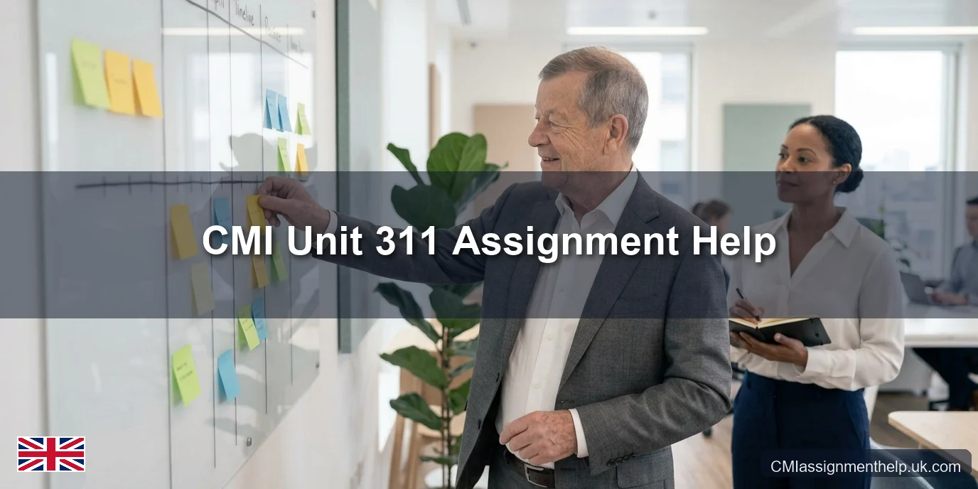 CMI Unit 311 Assignment Help — Managing a Project