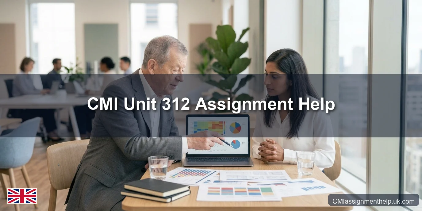 CMI Unit 312 Assignment Help — Managing Data and Information