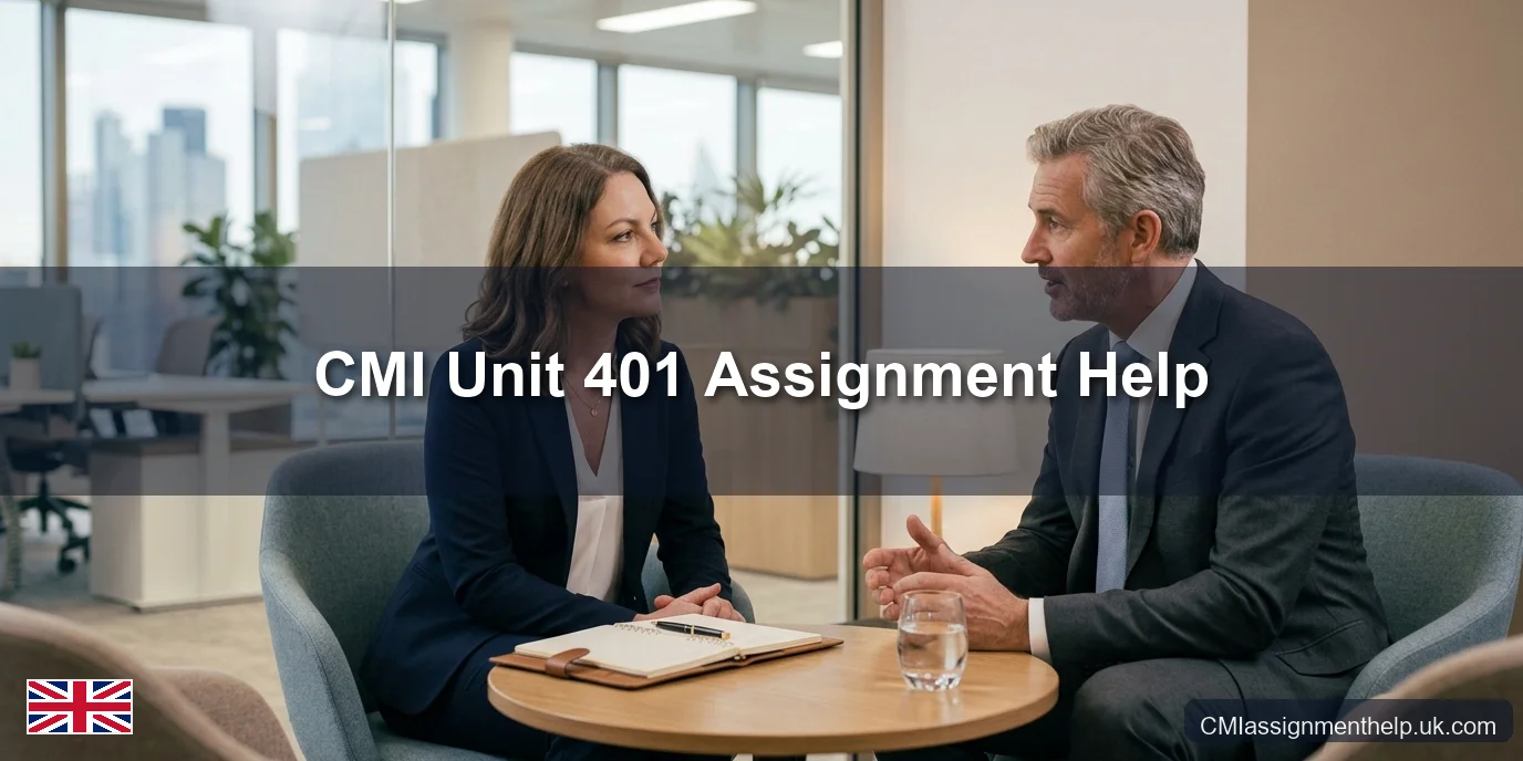 CMI Unit 401 Assignment Help — Managerial and Leadership Qualities and Behaviours