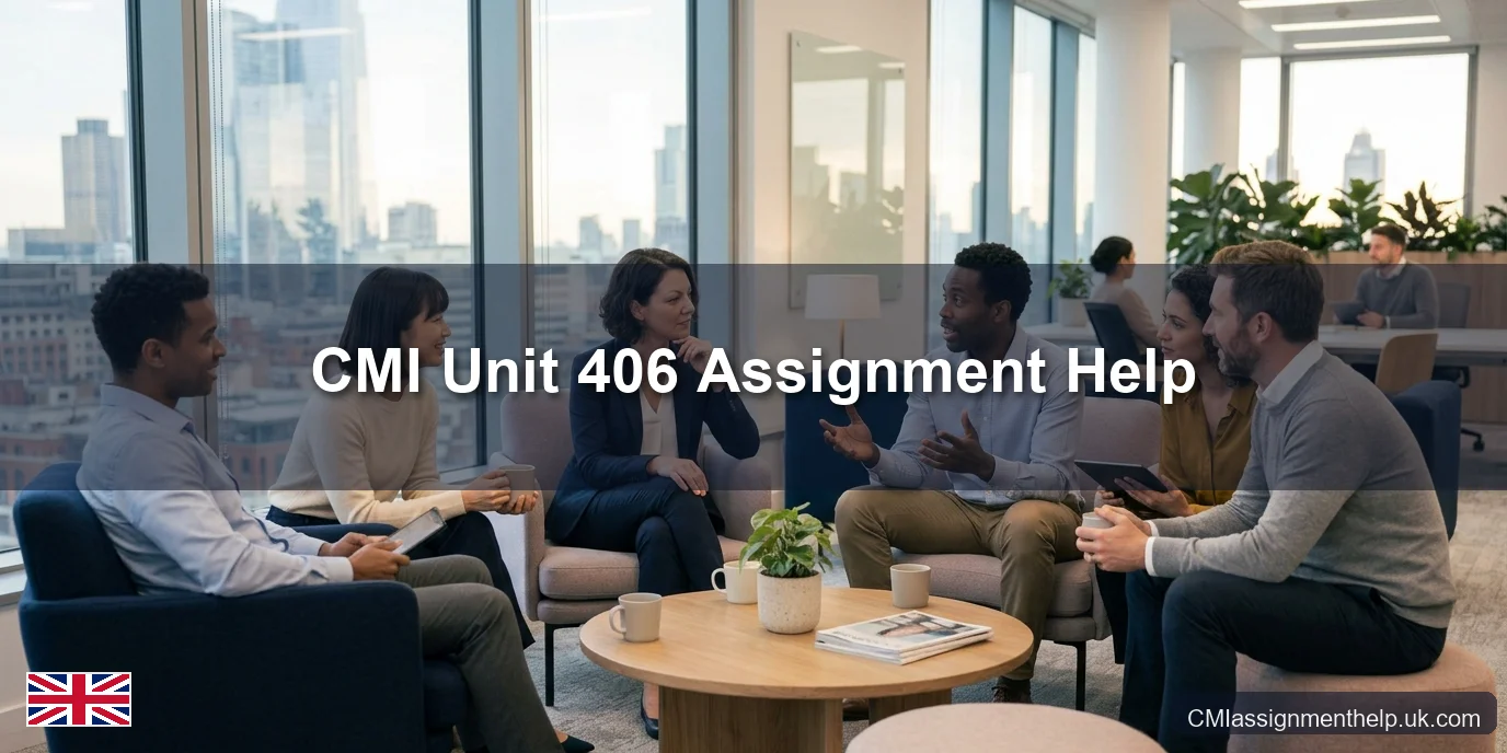 CMI Unit 406 Assignment Help — Understanding Organisational Culture and Ethics