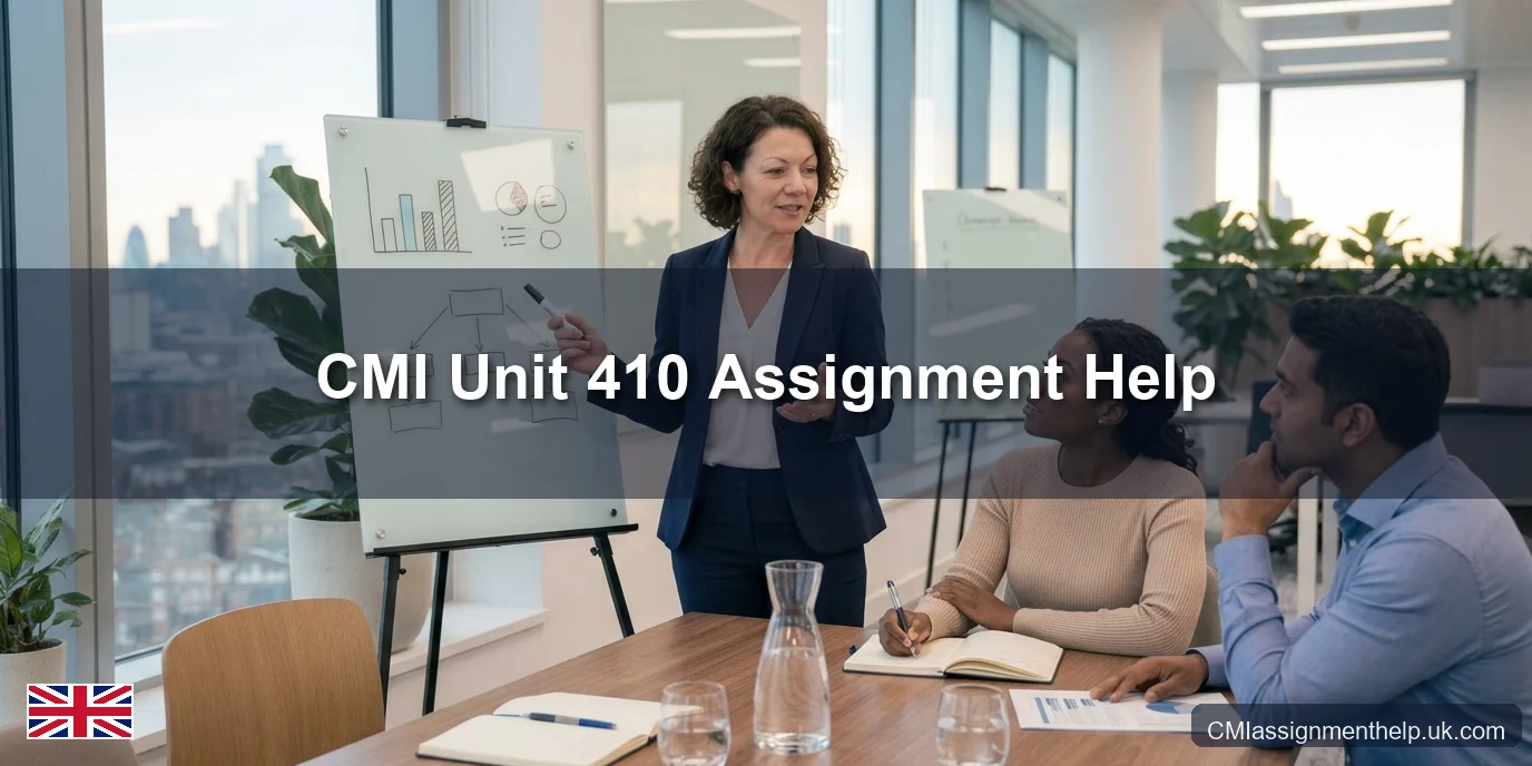 CMI Unit 410 Assignment Help — Marketing Principles