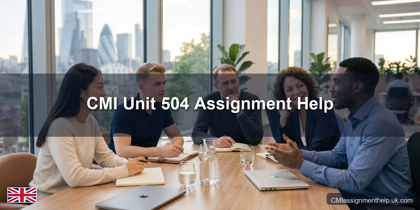 CMI Unit 504 Assignment Help — Equality, Diversity and Inclusion in the Workplace