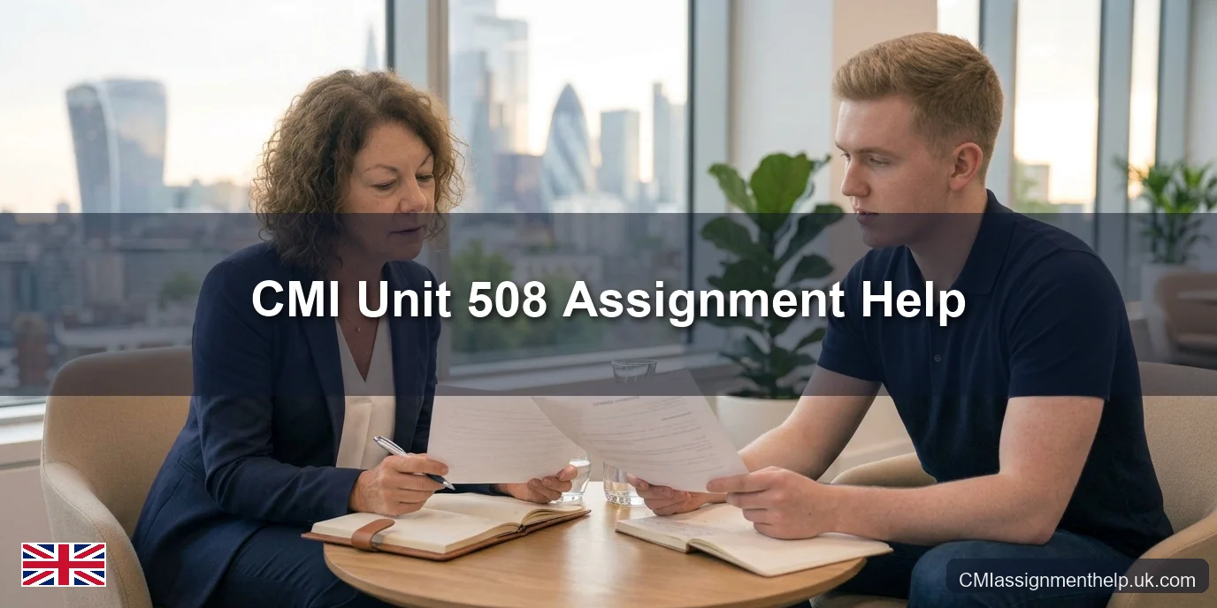 CMI Unit 508 Assignment Help — Procurement and Contracting