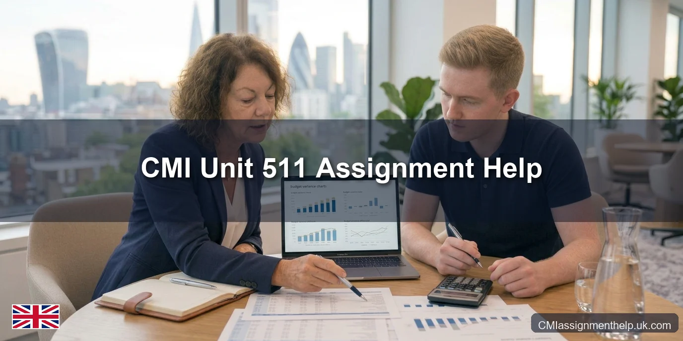 CMI Unit 511 Assignment Help — Interpreting Financial Statements