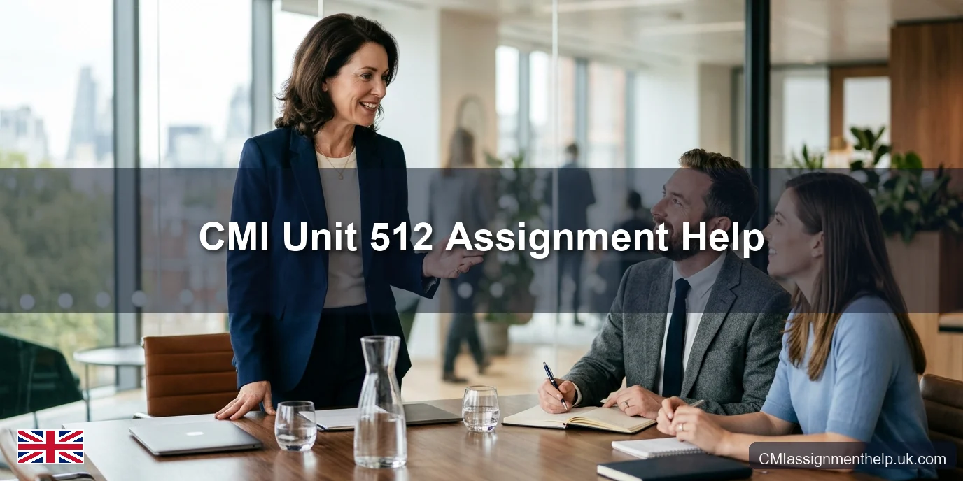 CMI Unit 512 Assignment Help — Becoming an Effective Leader