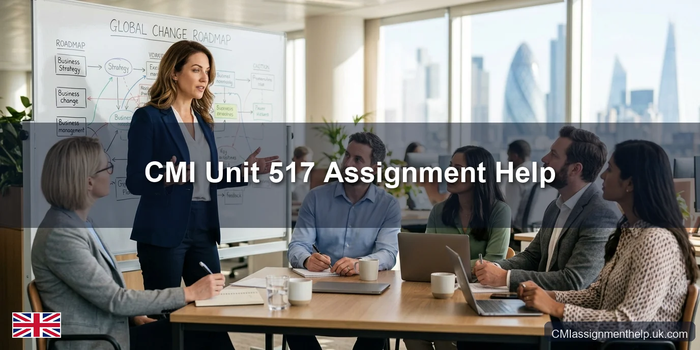 CMI Unit 517 Assignment Help — Understanding and Leading Organisational Change