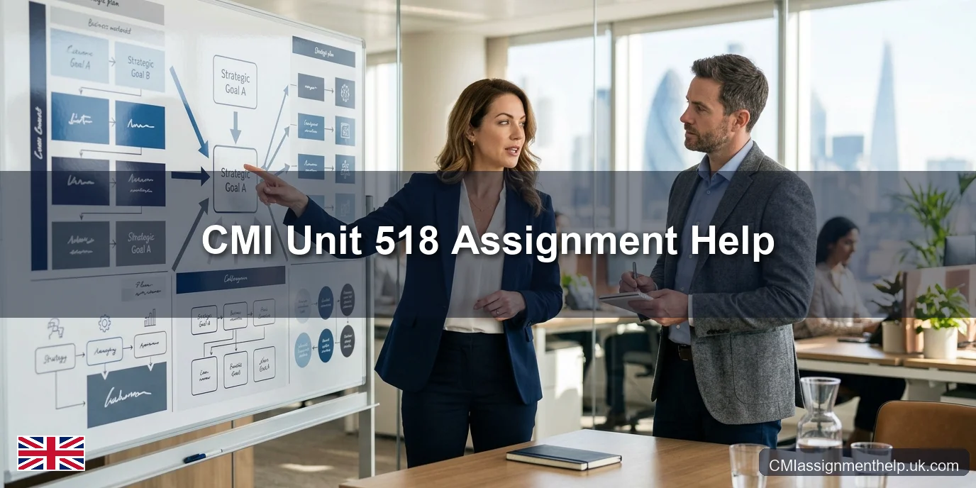 CMI Unit 518 Assignment Help — Developing Organisational Strategy