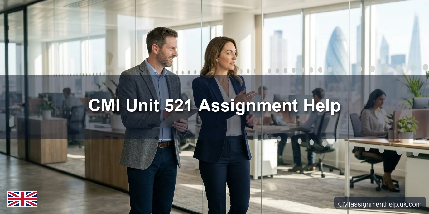 CMI Unit 521 Assignment Help — Managing Health, Safety and Welfare