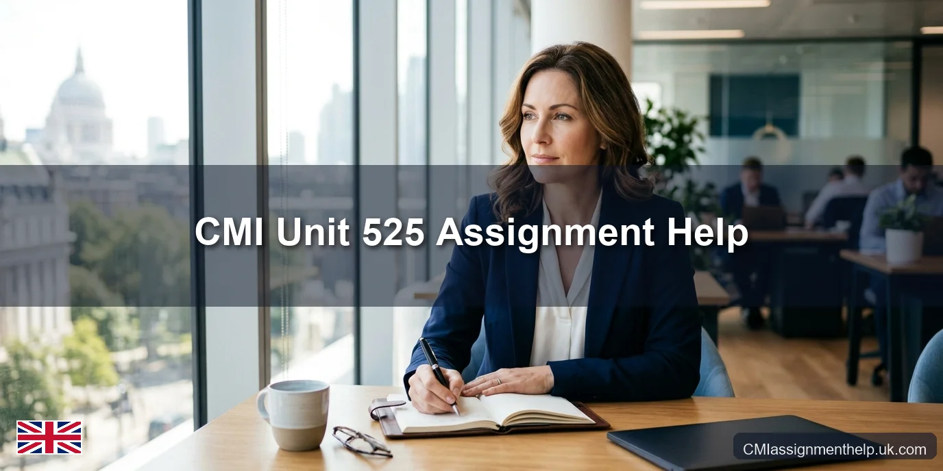 CMI Unit 525 Assignment Help — Using Reflective Practice to Inform Personal and Professional Development