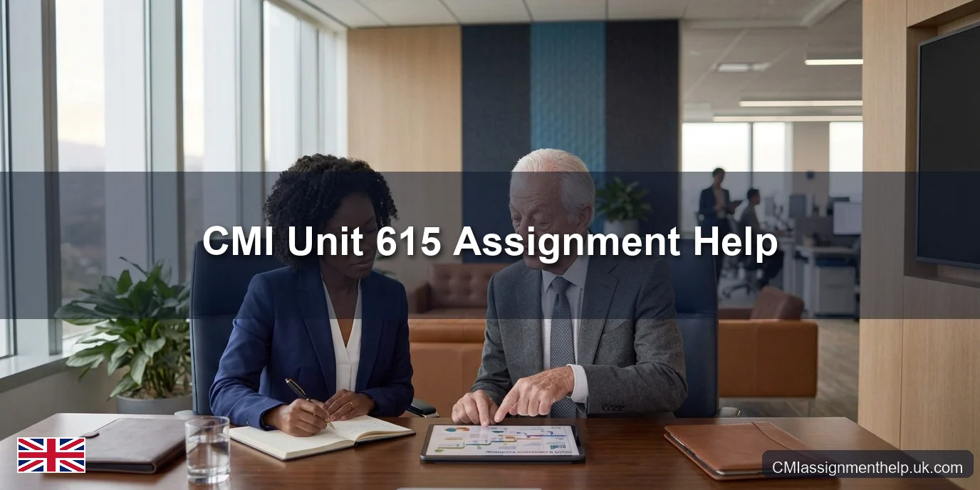 CMI Unit 615 Assignment Help — Digital Transformation in Organisations