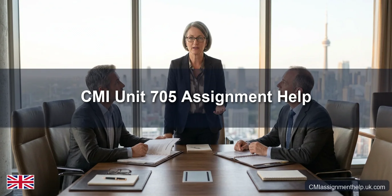 CMI Unit 705 Assignment Help — Strategic Leadership