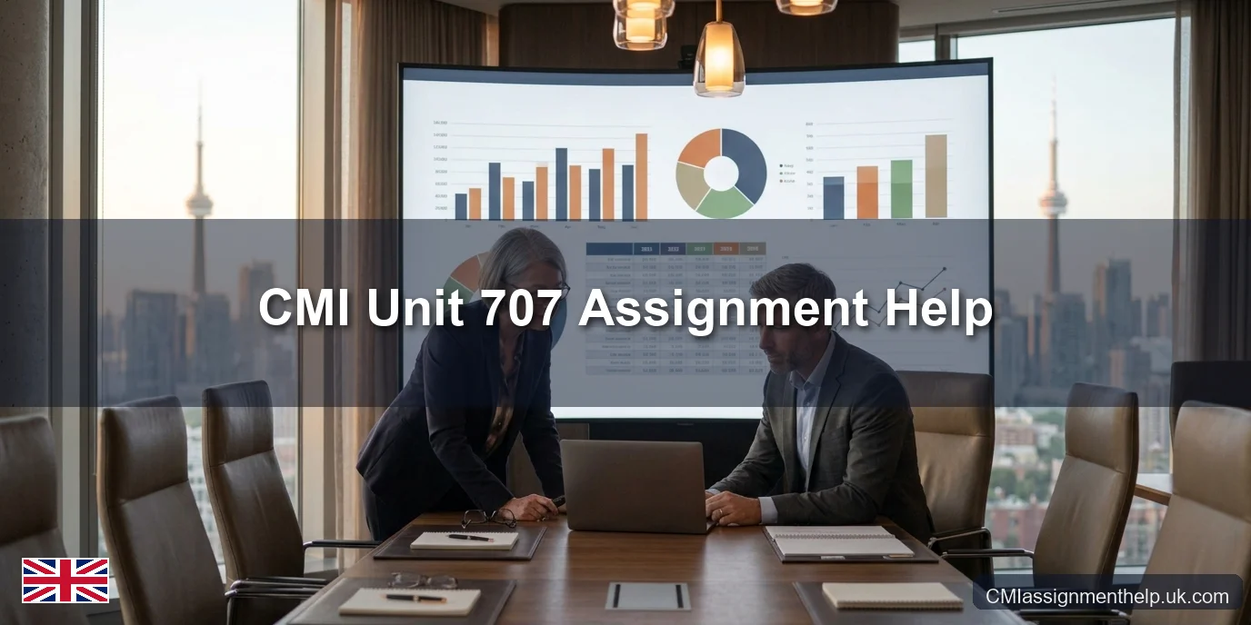CMI Unit 707 Assignment Help — Finance for Strategic Leaders