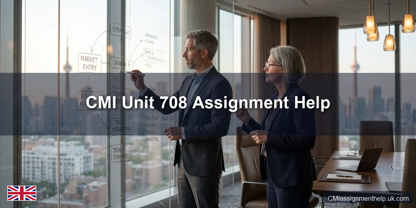 CMI Unit 708 Assignment Help — Strategic Approaches to Innovation and Change