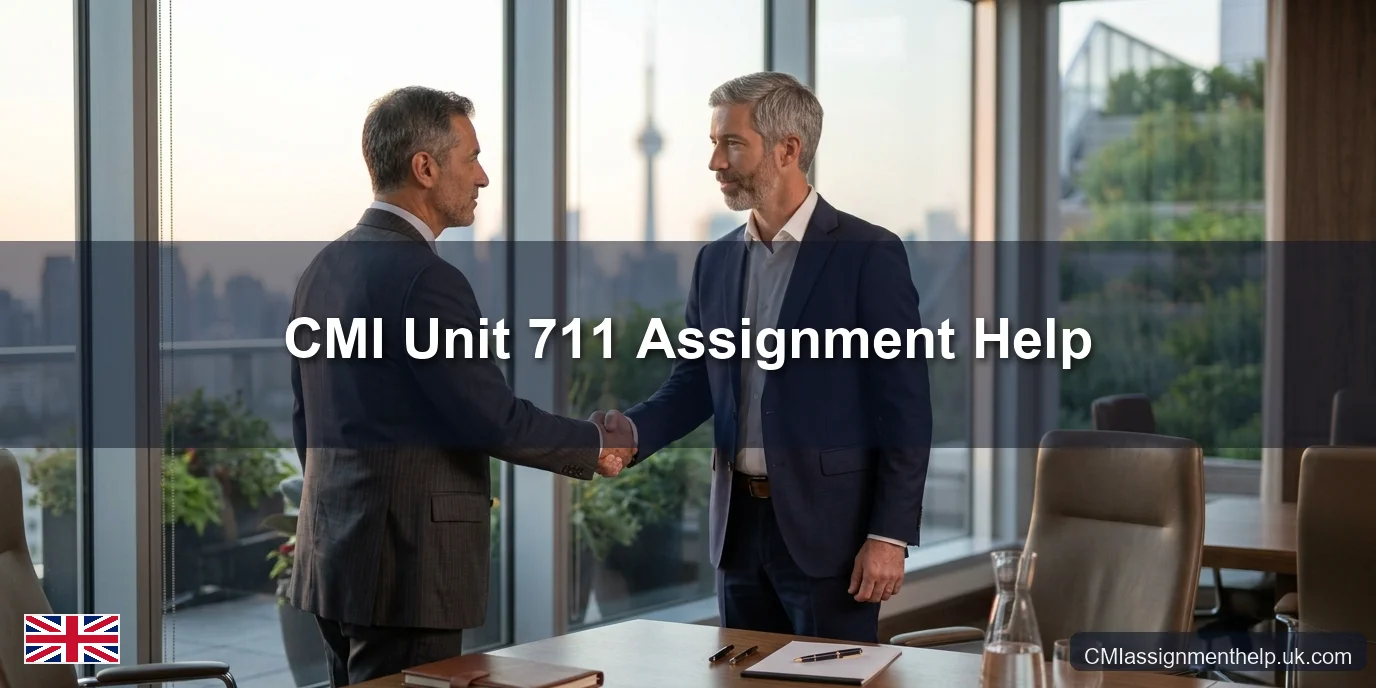CMI Unit 711 Assignment Help — Engaging Stakeholders and Building Relationships