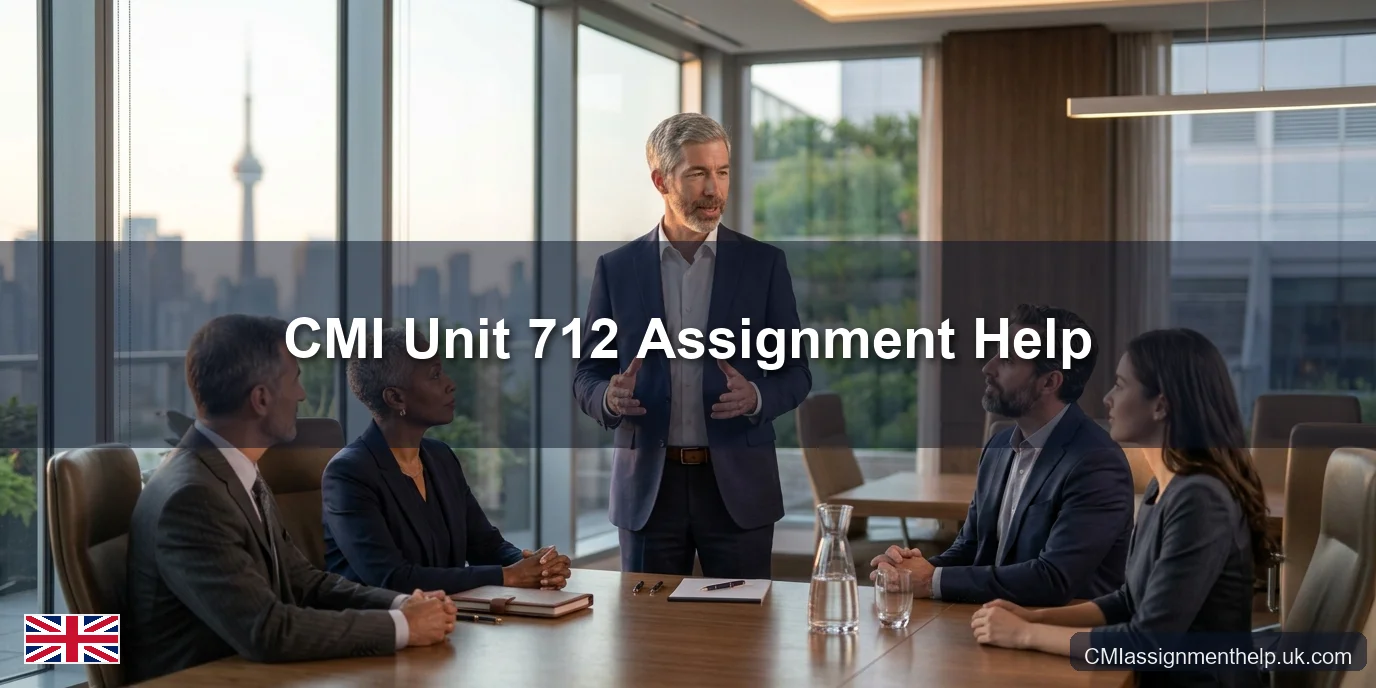CMI Unit 712 Assignment Help — Strategic Communication