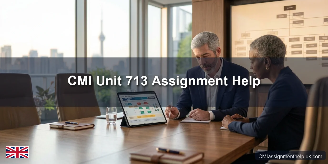 CMI Unit 713 Assignment Help — Workforce Planning and Organisational Design