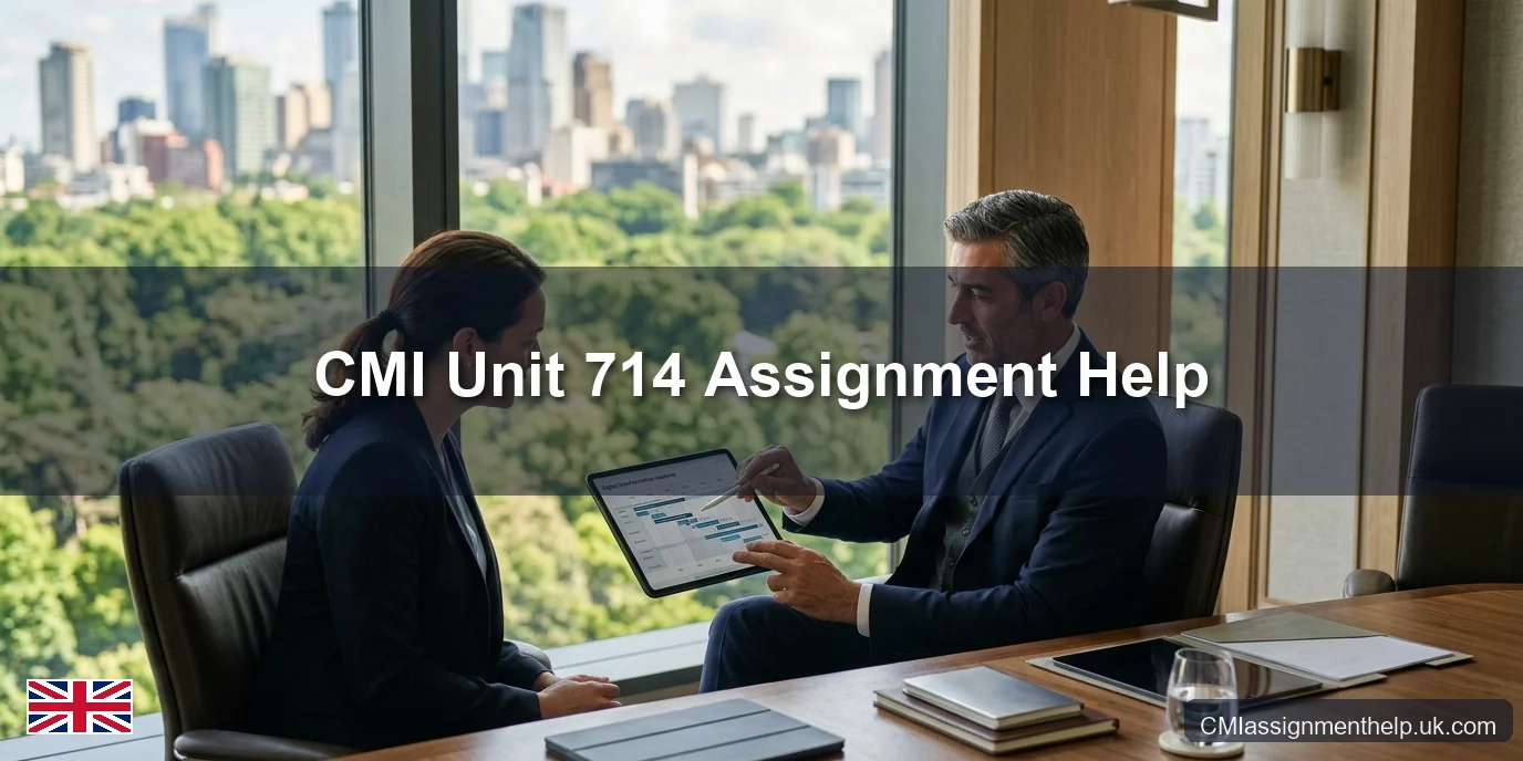 CMI Unit 714 Assignment Help — Digital Transformation and Technology Leadership