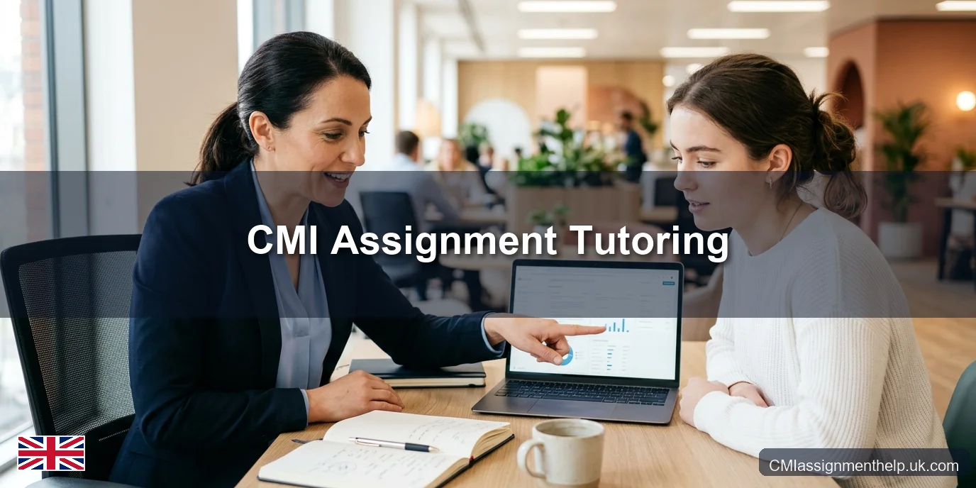 CMI assignment tutoring — one-to-one expert guidance