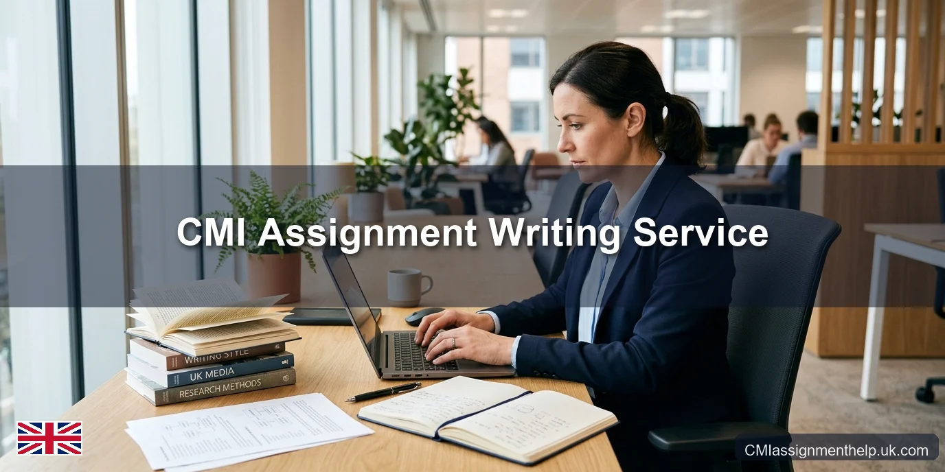 CMI Assignment Writing Service — professional writers producing submission-ready assignments
