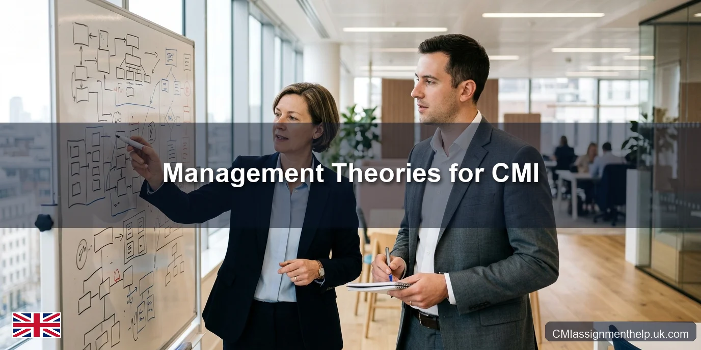 Management Theories for CMI Assignments — which frameworks to use and how to apply them